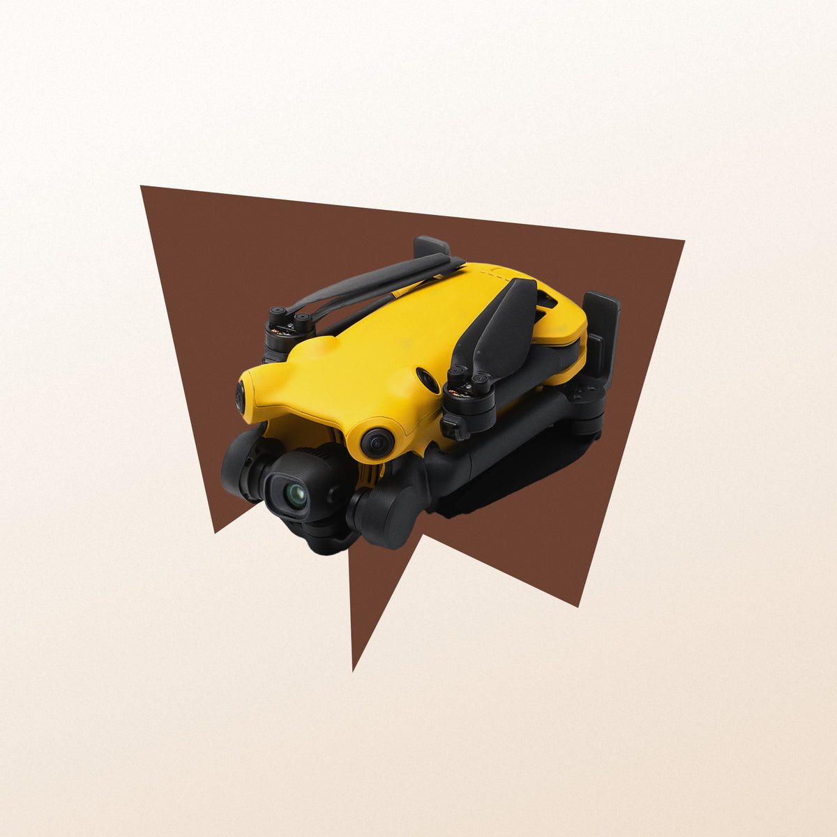 Yellow SKYROVER X1 camera drone