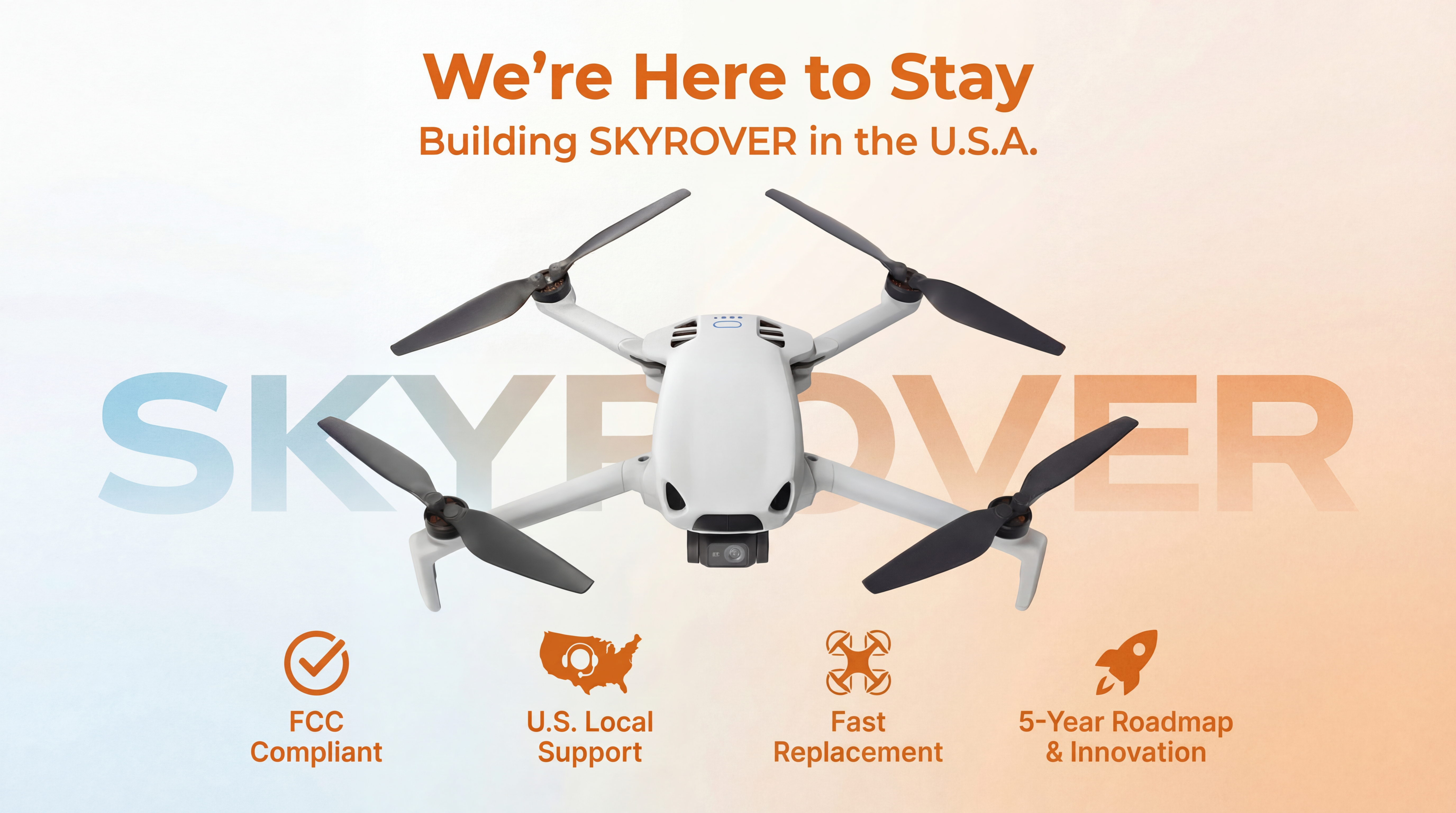 A Letter to Our U.S. Customers: Our Long-Term Commitment to the Drone Community
