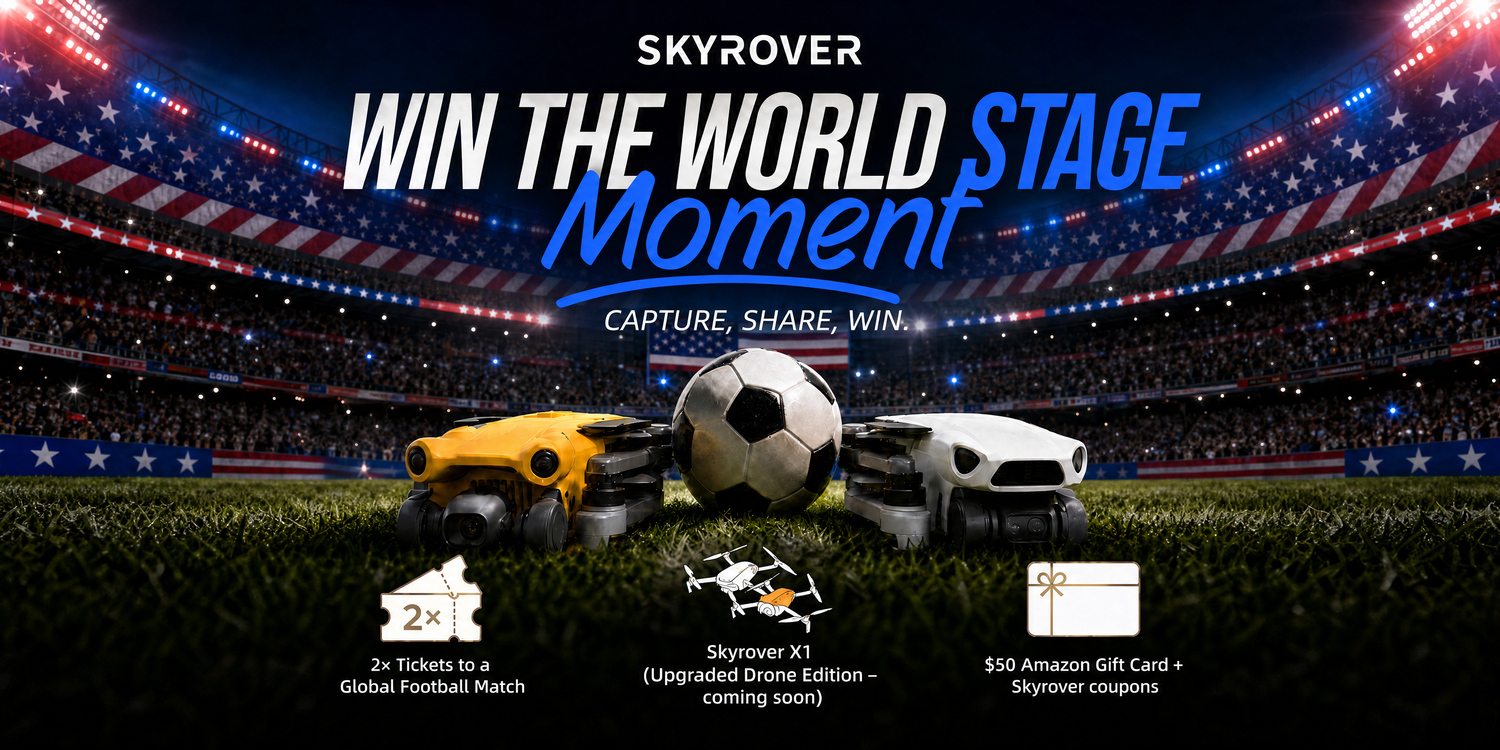 Skyrover "WIN THE WORLD STAGE MOMENT" Giveaway
