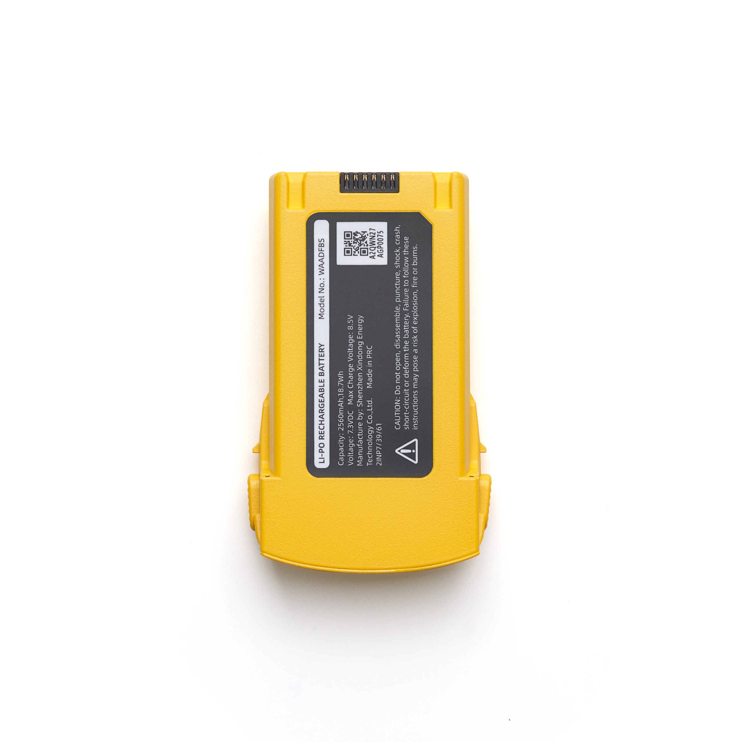 SKYROVER X1 Intelligent Flight Battery top-down view with capacity label
