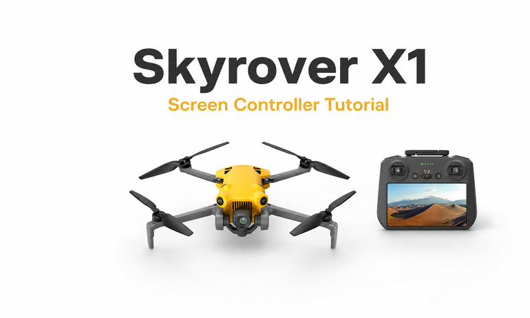 Skyrover X1 Screen Controller Setup & Tutorial
